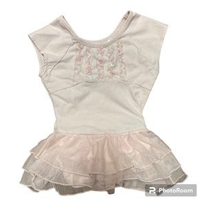 Freestyle Light Pink Ballet Leotard with Pink Sequin and ruffles accent Size‎ 6